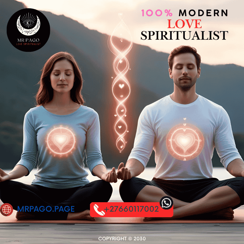 Woman visualizing a loving future partner in meditation.